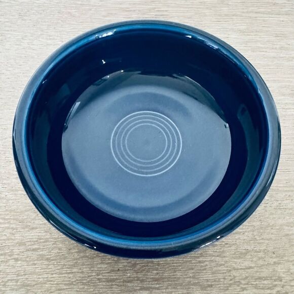 Fiestaware Fiesta Navy Blue Ceramic Pottery Bowl - Picture 1 of 5